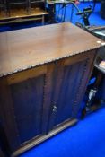An early 20th Century mahogany bedroom or similar cabinet
