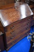A Georgian mahogany bureau
