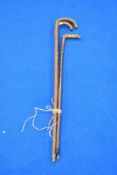 Three walking sticks