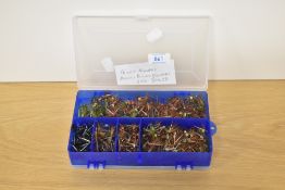 A box containing Approximately 400 expertly Hand tied flies including Beaded Prince nymphs, Prince