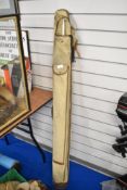 An Edgar Sealey sea trout fly rod and an Edgar Sealey Vintage 3pc 12ft cane rod marked 'the Delight'