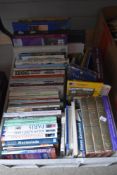 A carton of assorted books including Lake District interest, JRR Tolkein, and a small selection of