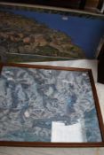 Four 20th Century topographical prints of the Cairngorms National Park, the English Lake District,