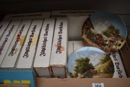 Ten assorted German display plates with boxes and certificates by artist Christian Luckel showing