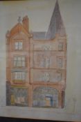 R.R. Shaw (20th Century, British), a watercolour, Regent Road Dental Clinic, signed to the lower