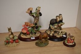 A Border Fine Arts animal group 'Together Again' SOC3, modelled by Ray Ayres, sold along with a