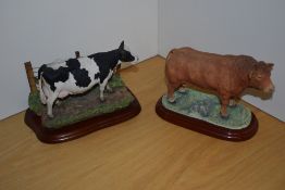 A Border Fine Arts animal study 'Holstien Friesian Cow' A9630 from the Farming Today series,