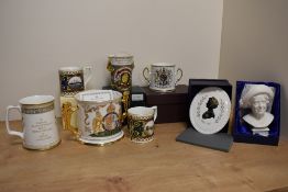 A Royal Doulton limited edition hand-made and hand-finished parian bust of HM Queen Elizabeth The