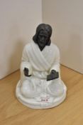 A Minton bronze and ivory porcelain figure 'The Sage' MS25 18cm