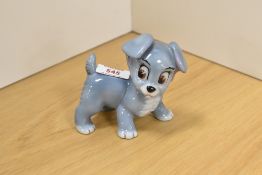 A Wade porcelain Disney's Lady and The Tramp 'Blow-Up' figure of Scamp