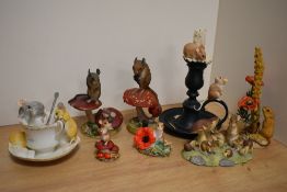 A Border Fine Arts 'Wildlife Families' animal group 'Field Mouse RW5' from the Chiltern