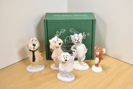 Three John Beswick Pottery 'Top Cat' figures, comprising 'Fancy Fancy' , 'Spook', and 'Benny' (Benny