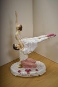 A Royal Doulton bone china figurine 'Romeo & Juliet' HN4057, limited edition number 107/300, in good