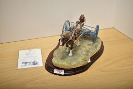 A Border Fine Arts farming study/group 'Loose Raking' limited edition number 609/950, designed by