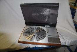 A Bang and Olufsen Beogram 4002 - a rare Danish design piece - small amount of damage to dust