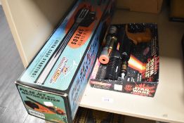 A Starwars Naboo pistol and a pulse jet ignition system.