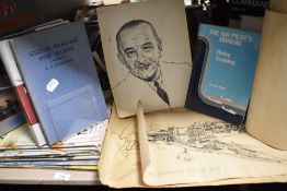 A collection of vintage books, magazines and ephemera, of aircraft and aviation interest,
