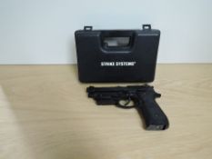 A Strike Systems Gas Powered Automatic Air Pistol, HFC M190 Special Forces, calibre 6mm in plastic