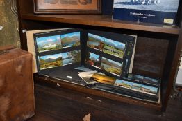 TWO LARGE ALBUMS OF POSTCARDS, SCOTLAND & HIGLANDS, 3-400 CARDS IN COLOUR Couple of albums, with