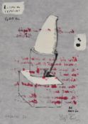 Stephen Farthing RA (b.1950, British), mixed media, Cairo Series, two works, signed to the lower
