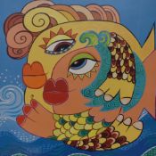 After Petra Peschkes (b.1965), coloured prints, 'Angel' & 'Amor', signed to the lower right mount,