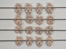 Daisy Boman (Contemporary, Belgian), resin wall sculpture, 'Strength Through Unity', certificate
