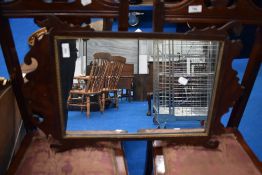 A 19th Century Chippendale style wall mirror