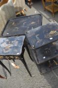 Three pieces of Oriental occasional furniture