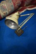 A vintage Herbert Terry anglepoise lamp