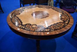 An impressive Victorian centre table , in the style of Edward Holmes Baldock, having extensive