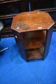 A vintage octagonal occasional table