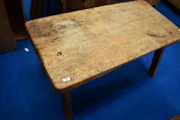 A traditional slaughtermans table