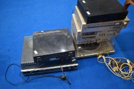 A selection of vintage hifi items