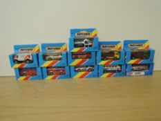 Eleven 1981 Matchbox die-casts, MB17 London Bus York Festival & Mystcry Days, MB17 London Bus