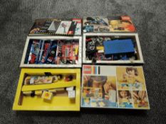 Three Lego part sets, 854, 8844 and 263, not checked for completeness