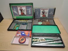 Three vintage Meccano part sets, No1, No 1A and No 2, all in original boxes, not checked for