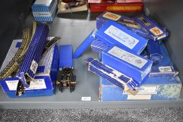 A collection of Hornby Dublo 00 gauge including EDP 11 Passenger Train Set with three rail 4-6-2