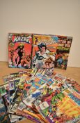 A collection of Marvel 1970's Doctor Strange Comics, No 9, 12, 13, 25-28, Master of Kung Fu No 76,