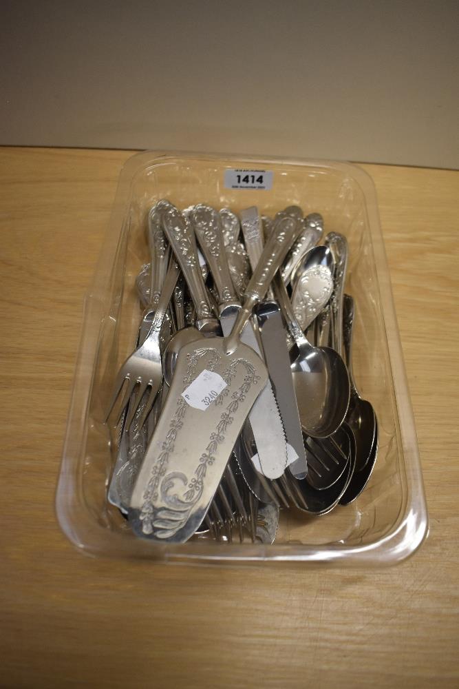 A collection of cutlery, having moulded handles. - Image 2 of 2