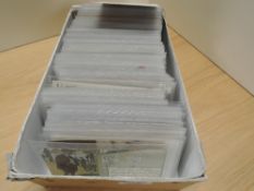 POSTCARDS, BOX OF APX 400 MIXED & TOPOGRAPHICAL Box with an estimated or so mixed and