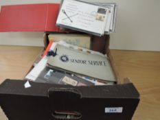 CIGARATTE CARDS + SOME STAMPS LOOSE ETC IN OLD FRUIT BOX Fruit box with masses of Cigarette cards,