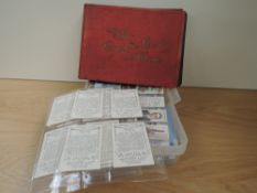 CIGARETTE & TRADE CARDS, WILLS, PLAYERS, LOOSE AND IN ALBUMS Range of Cigarette cards including
