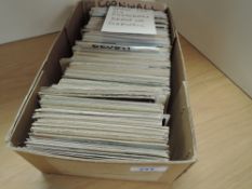 POSTCARDS, BOX OF APX 750 DEVON & CORNWALL POSTCARDS Box with an estimated or so 750 postcards