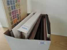 GB, EGYPT AND WORLD STAMP COLLECTIONS IN BOX Range of collections in various albums, folders