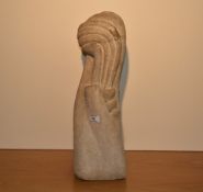 Joseph Csaky (1888-1971, Hungarian), limestone, An abstract sculpture displaying Cubist