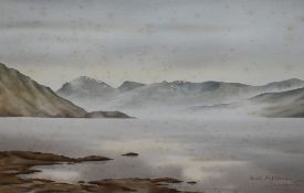 Bill Maltman (1901-1971, British), watercolour, Two Lakeland landscapes, including Ennerdale