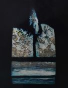 Brenda Hartill (20th Century, British), artist's proof, 'Silver Meltdown II', an abstract