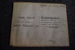 Manuscript. Indenture. Dated 6th April, 1871. An Indenture of Conveyance between Louisa Lucy,