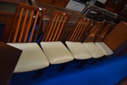 A set of five vintage G plan dining chairs