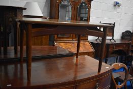 A vintage teak coffee table